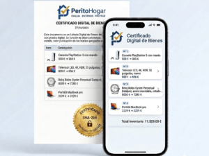 Certificado de Inventario de Bienes